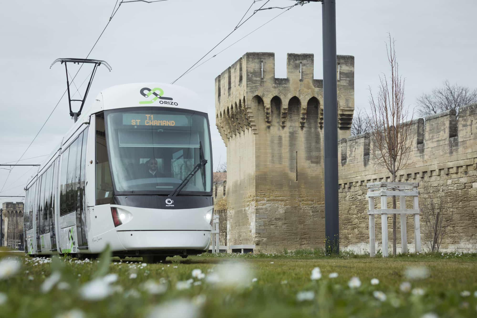 Tramway Avignon sur rail