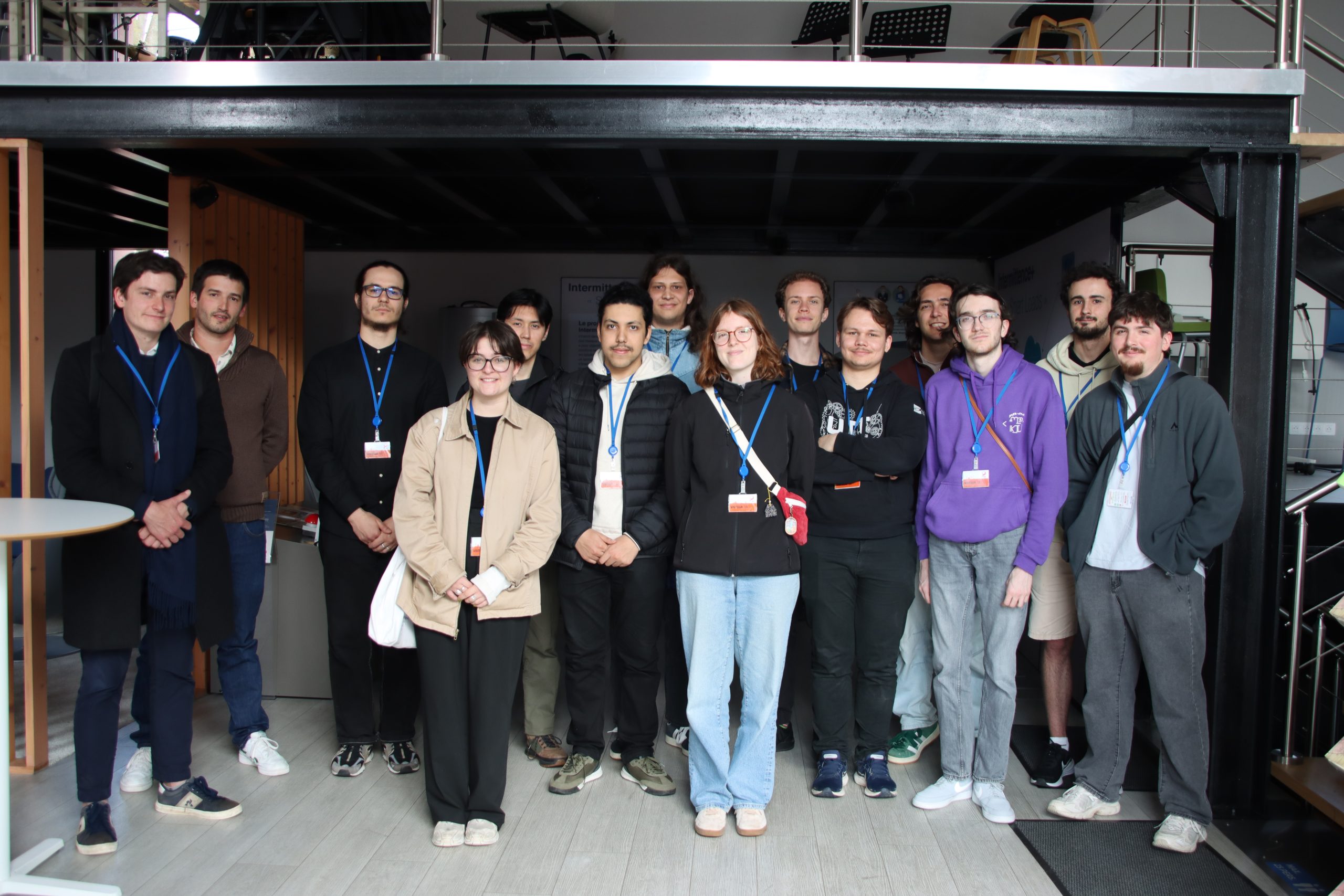 Photo de groupe des étudiants N7 3EA à la SCLE pour visiter l'entreprise