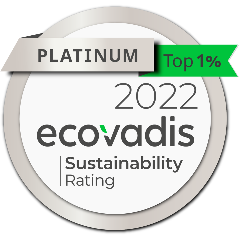 Médaille SCLE EcoVadis 2022 Platinium