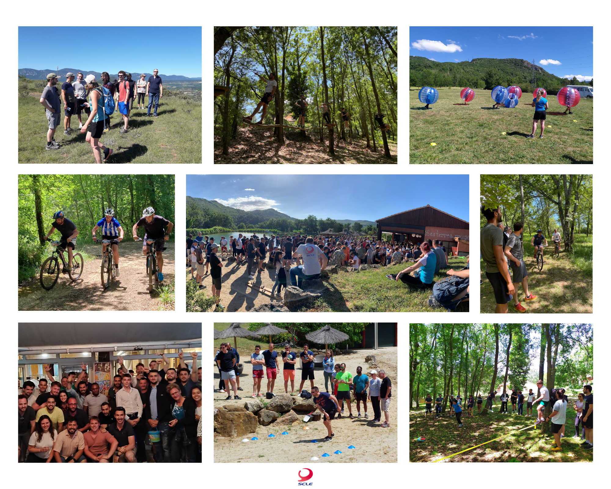 Photos diverses du séminaire annuel des collaborateurs SCLE à Quillan en 2022